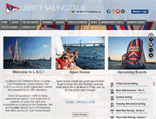 Tablet Screenshot of libertysailing.org